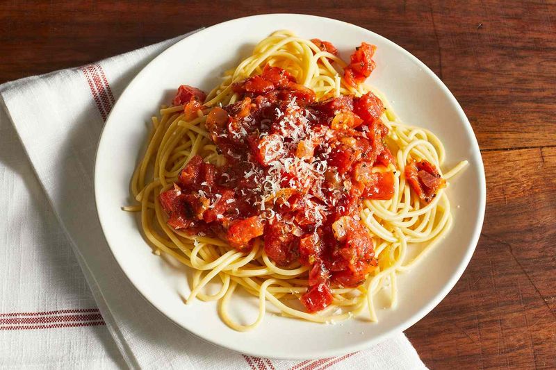 Spaghetti With Red Sauce