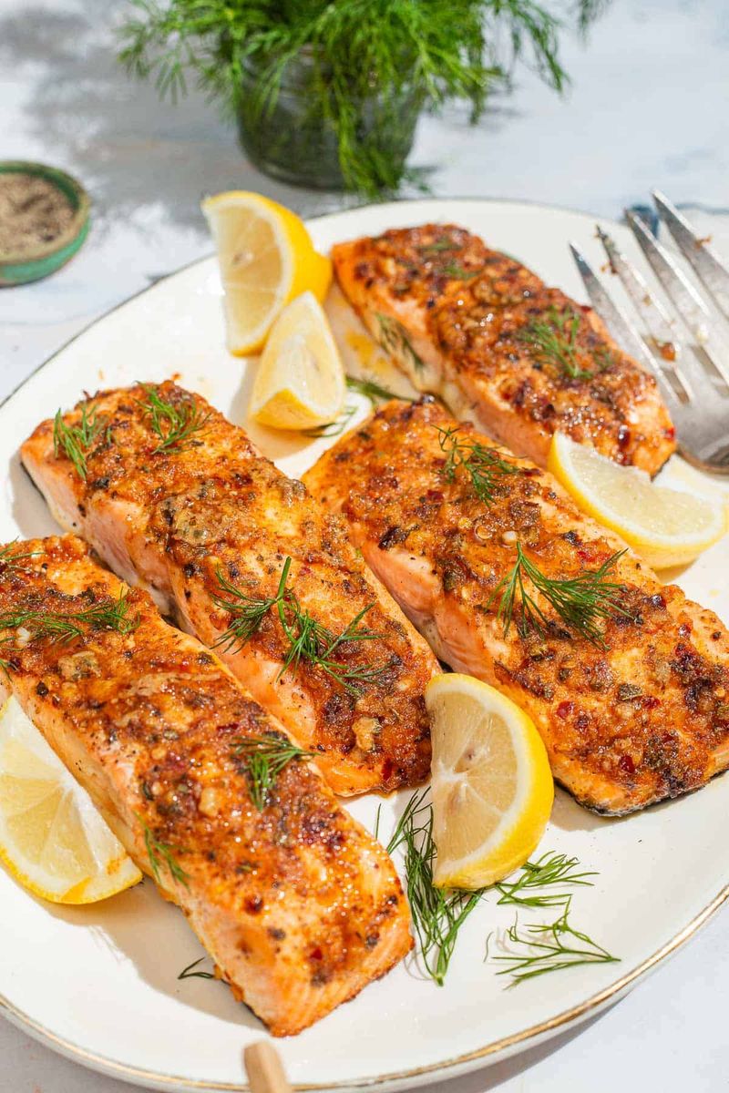 Mustard Roasted Salmon