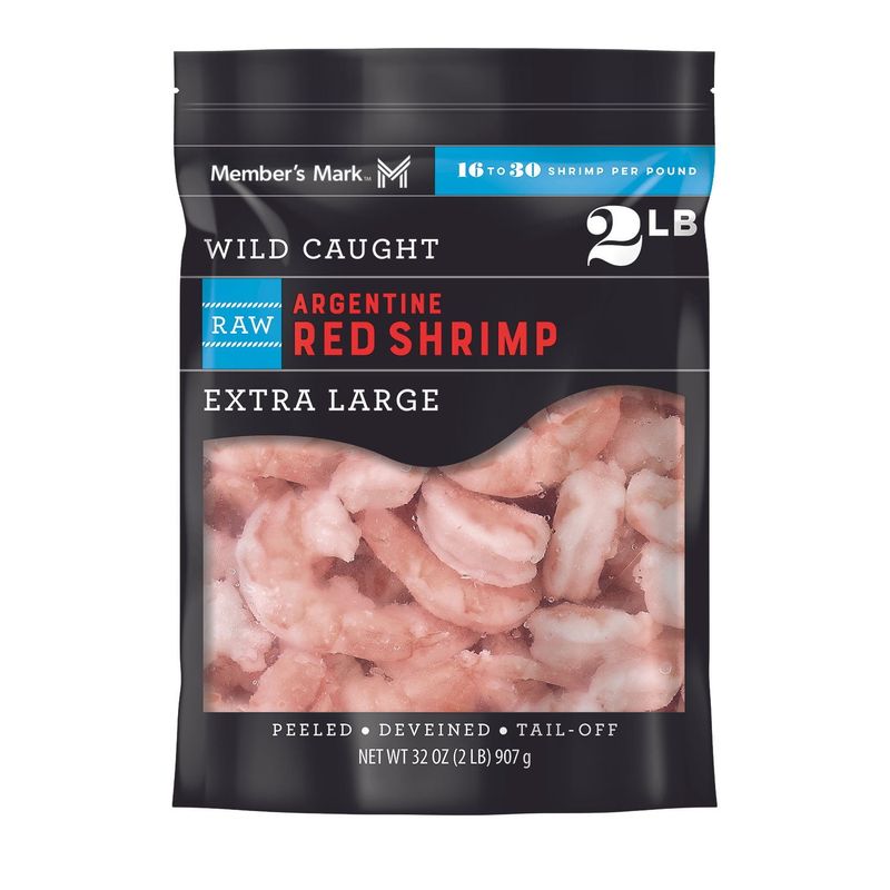 Argentine Red Shrimp, Wild-Caught (Raw, Peeled & Deveined)