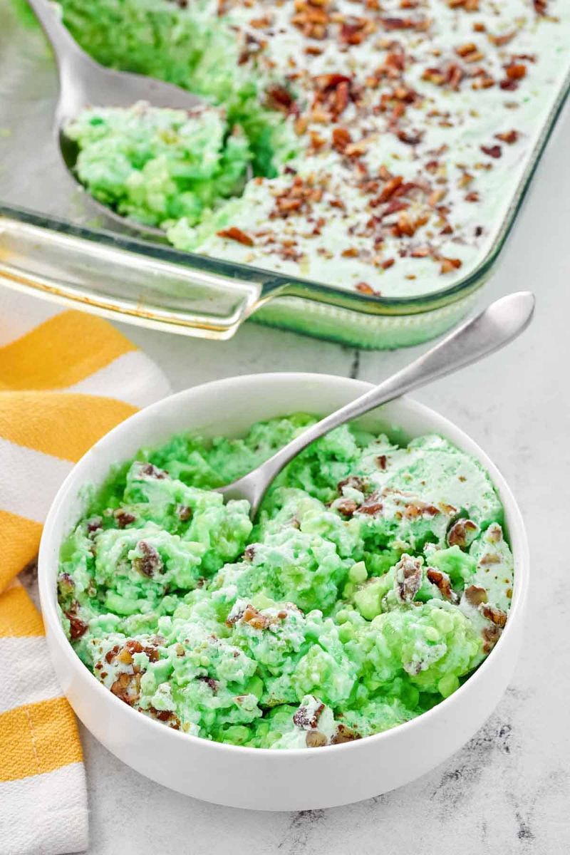 Jell-O Salad with Fruit and Whip