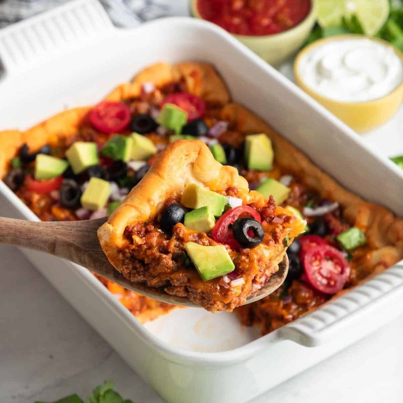 Taco Crescent Bake