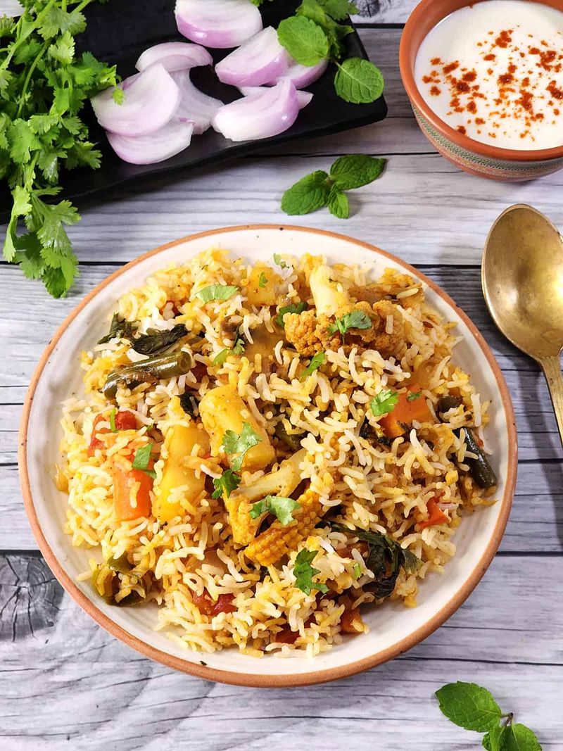 Jackfruit Biryani-Style Rice