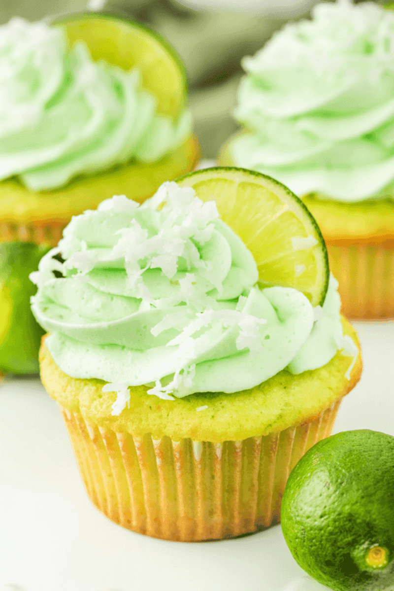 Coconut-Lime Poke Cake Cups