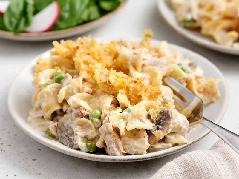 Tuna noodle casserole