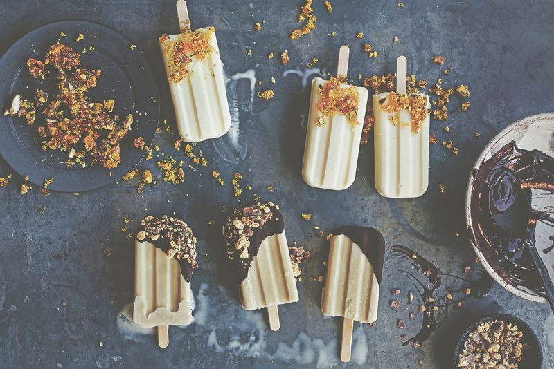 Malted Milkshake Pops