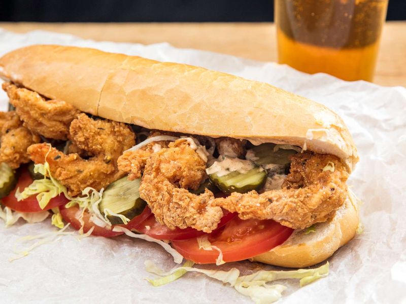 Shrimp Po Boy Dressed