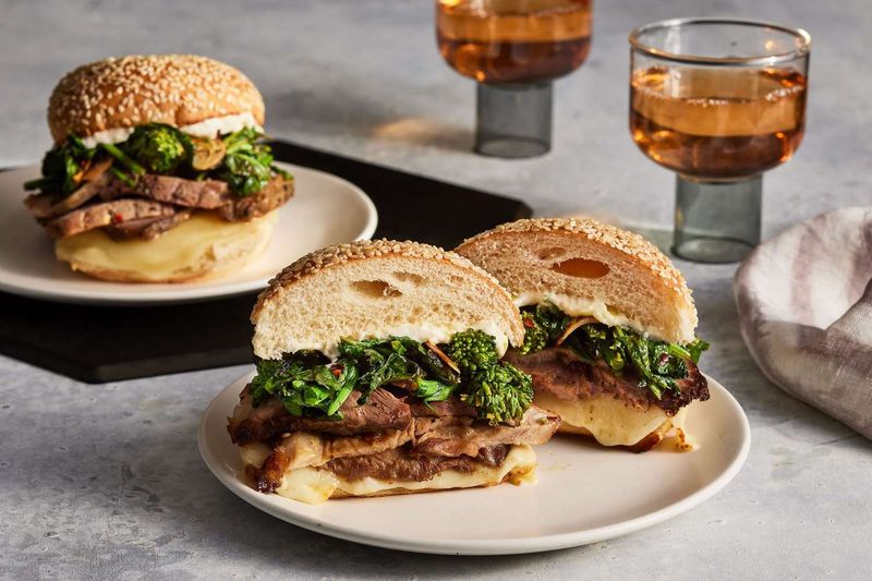 Roast Pork Sandwich (with Broccoli Rabe & Sharp Provolone)