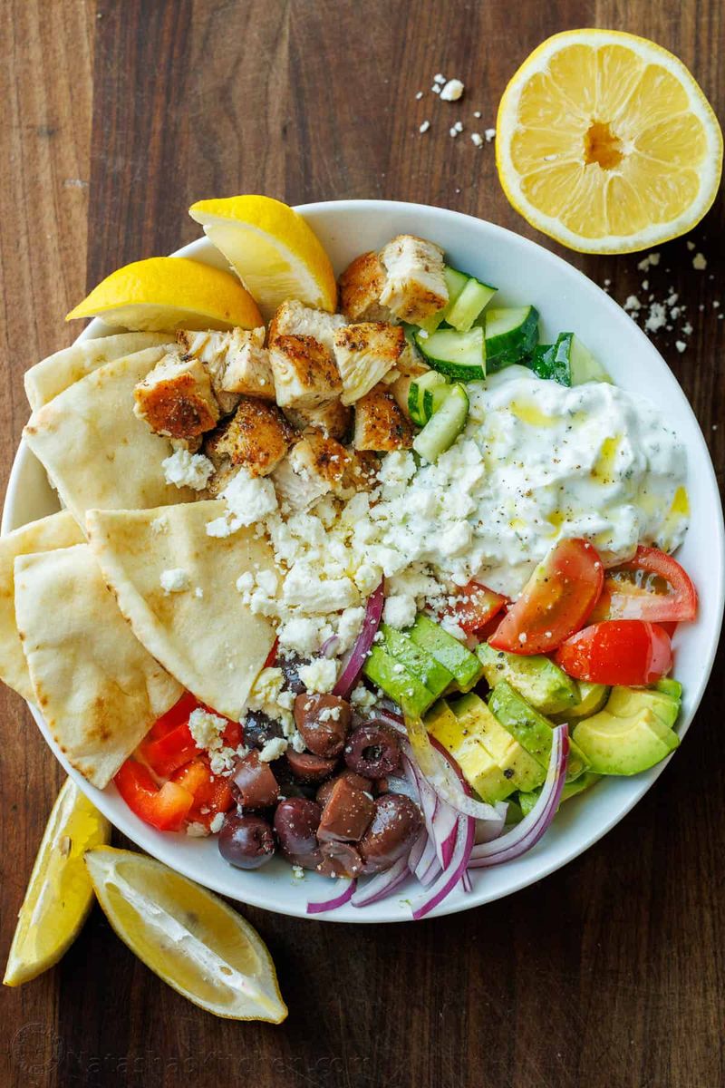Greek Chicken Bowls