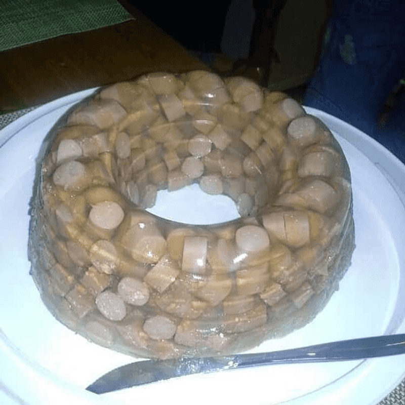 Vienna Sausages in Aspic