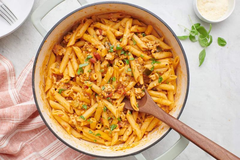 One-Pan Turkey Sausage Pasta
