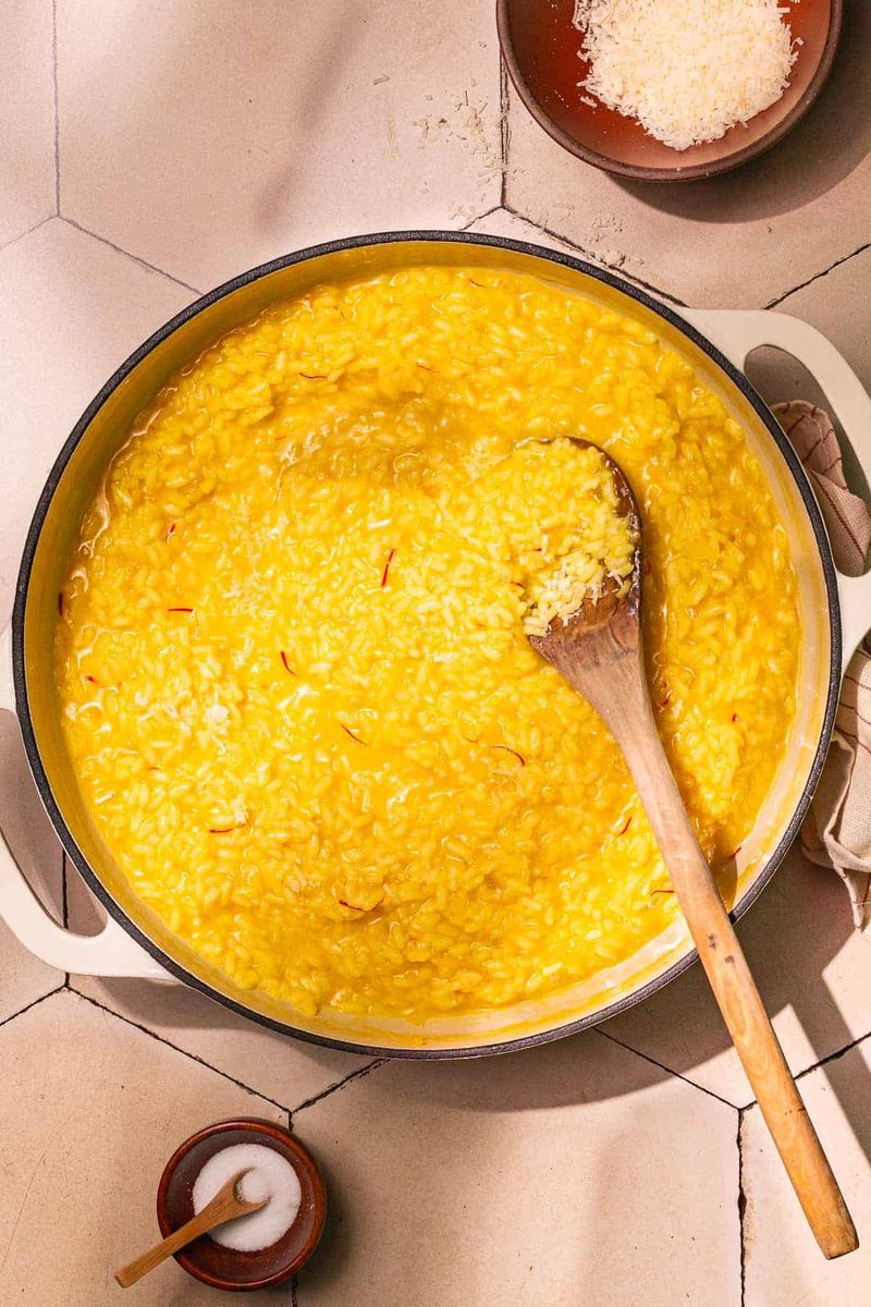 Saffron Risotto (Risotto Milanese Style)