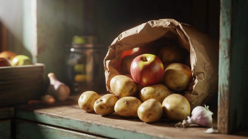 Paper Bag Plus Apple Separation