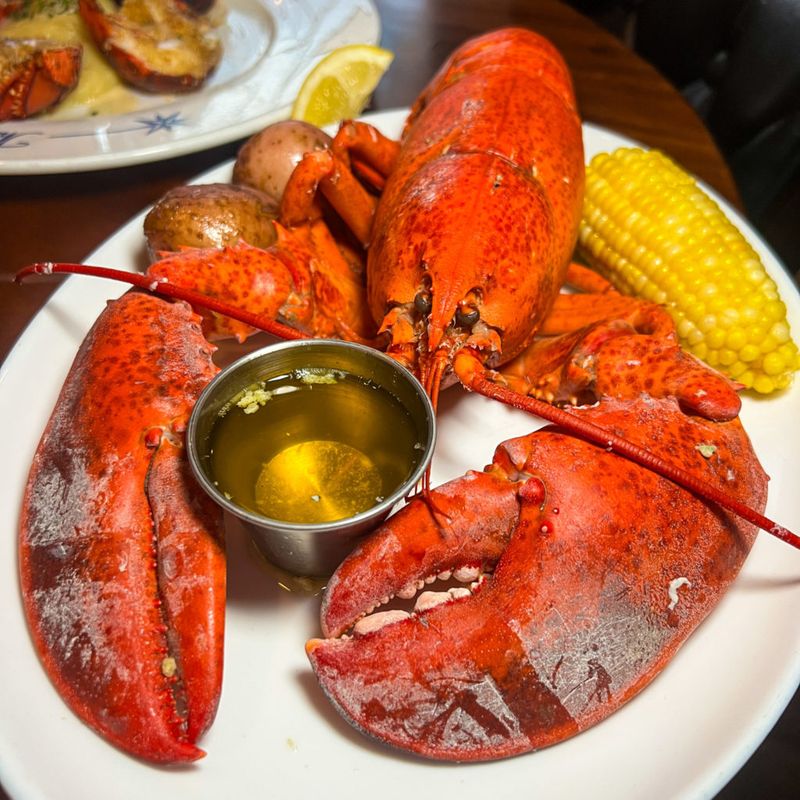 Steamed Maine Lobster With Drawn Butter