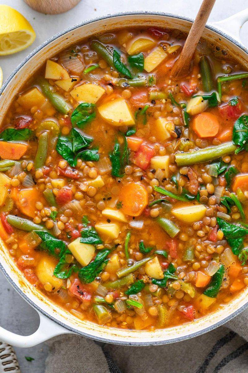 Lentil Soup With Veggies