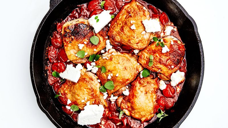 Spicy Harissa Yogurt Chicken Thighs