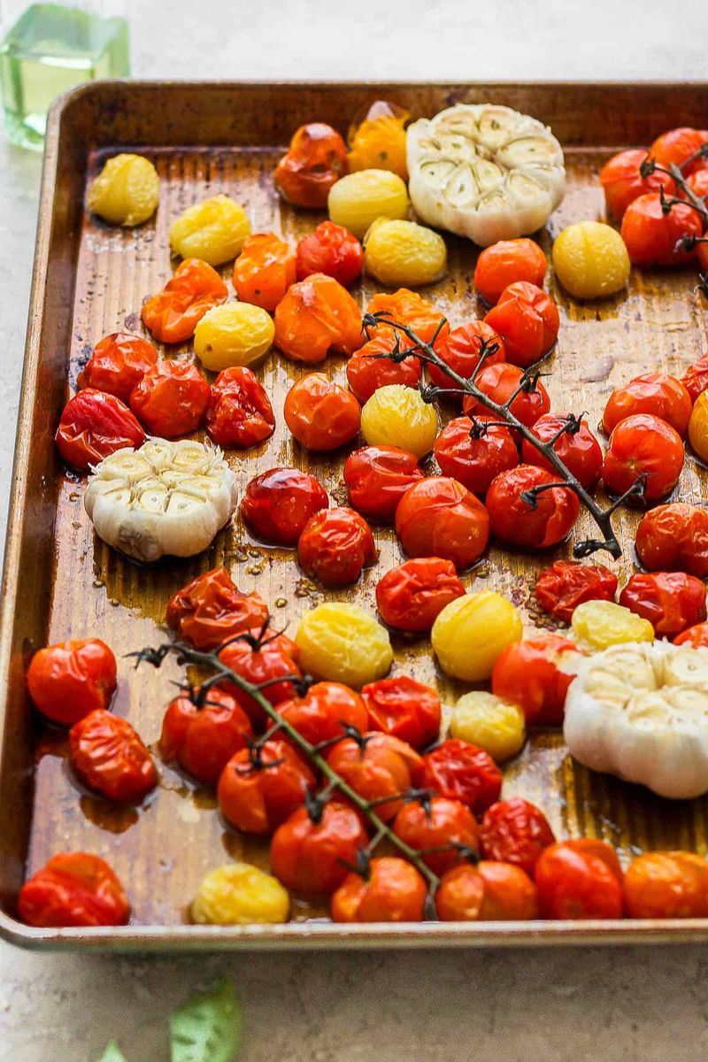 Roasted Cherry Tomatoes With Garlic