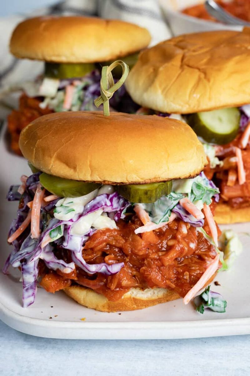 BBQ Pulled Jackfruit Sandwiches
