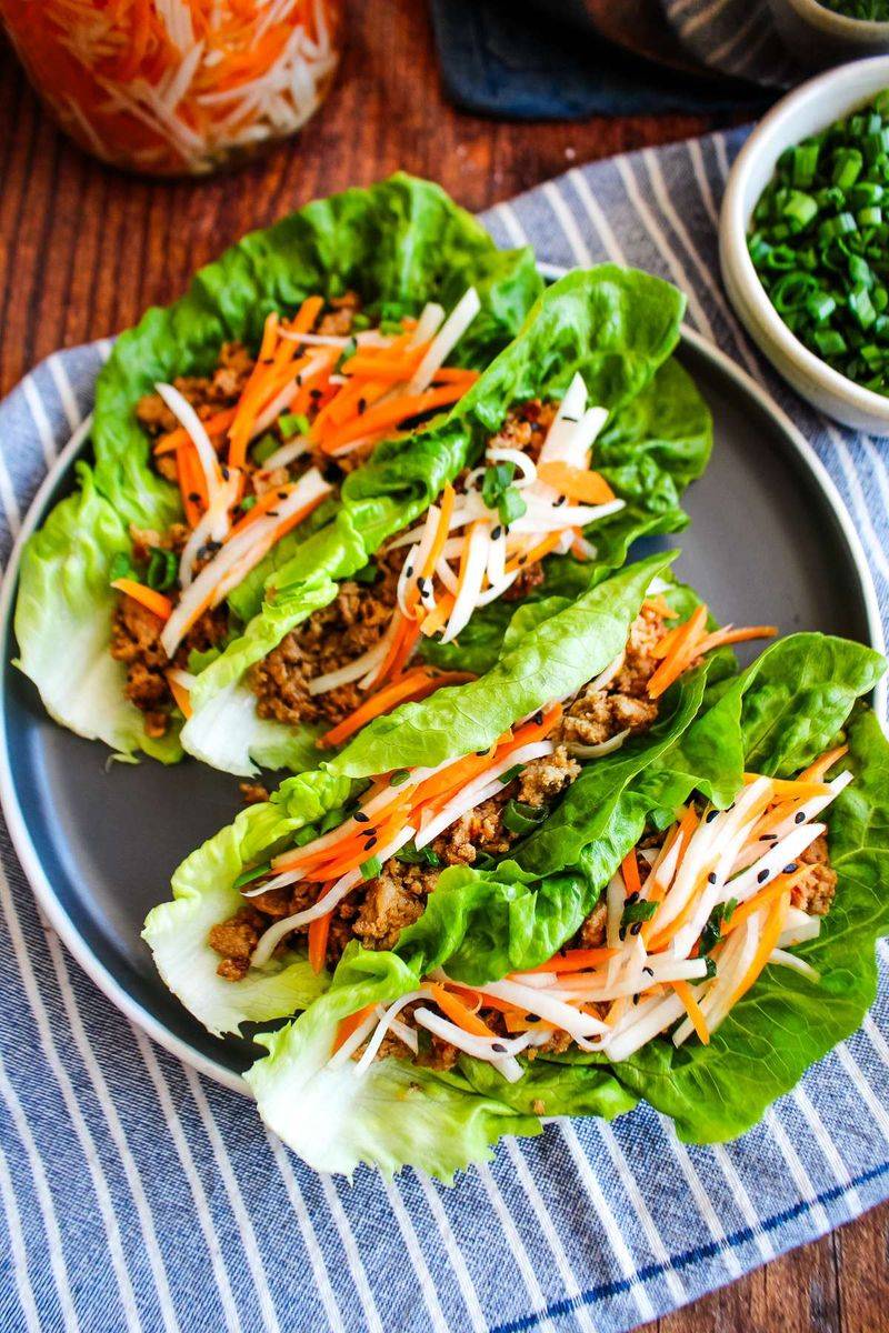 Swap white tortillas for lettuce wraps