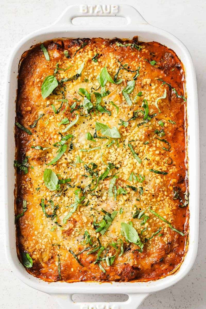 Chicken And Zucchini Parmesan Bake