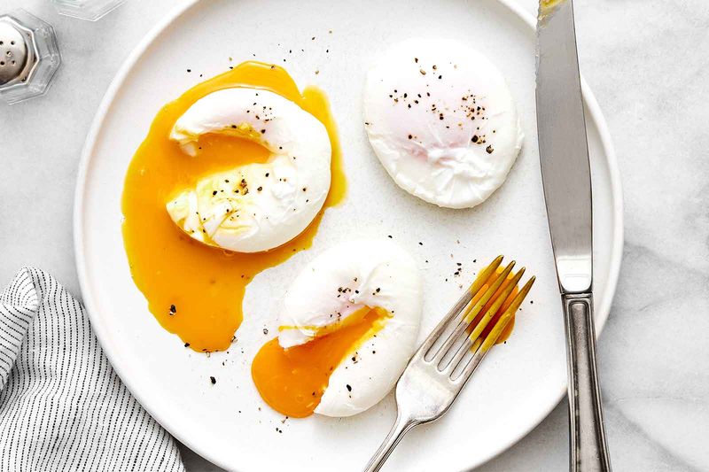 Poached eggs
