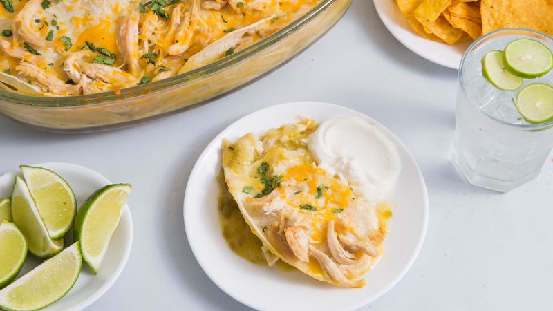 Green Chile Chicken Enchilada Casserole (Arizona)