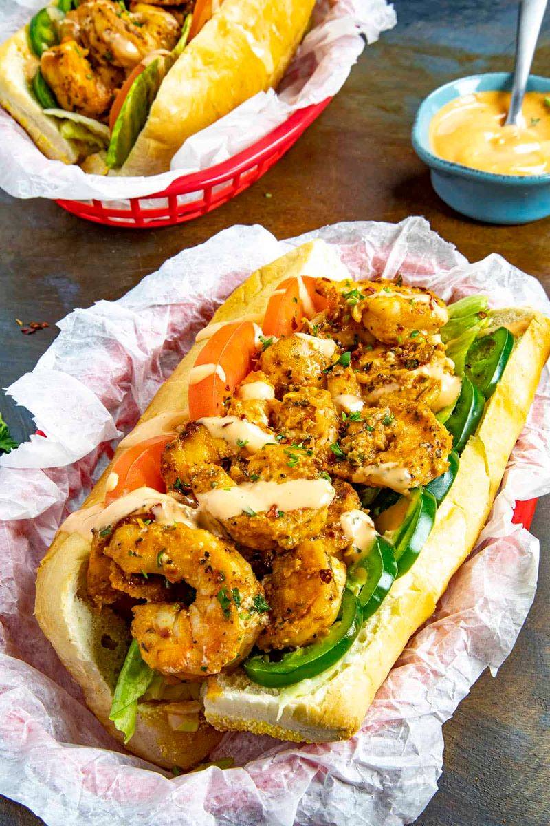 The Seafood “Stuffed” Po’ Boy