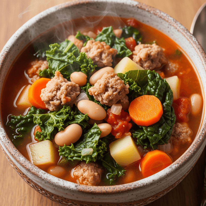 Sausage and Kale Soup