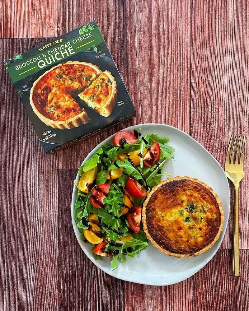 Broccoli & Cheddar Cheese Quiche (Frozen)