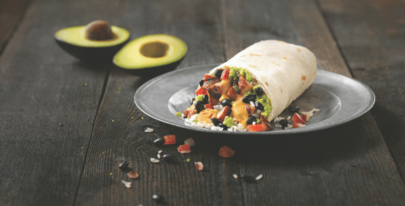Qdoba Steak Burrito