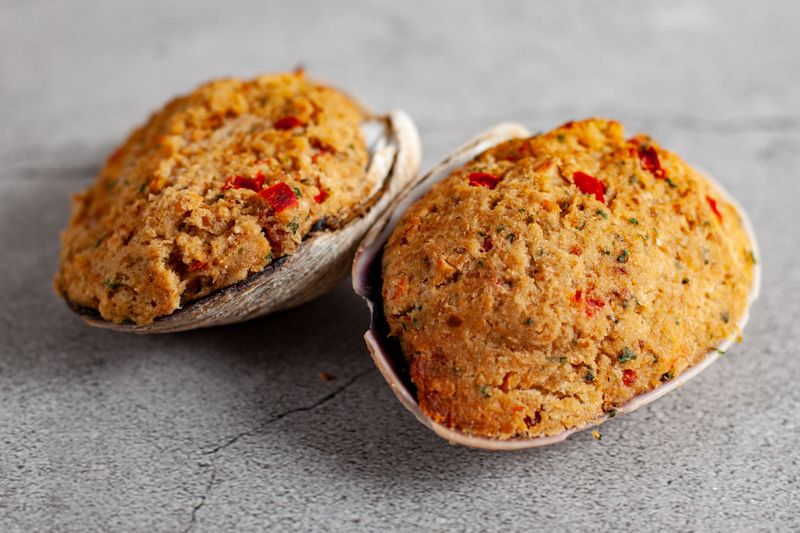 Rhode Island: Stuffies (stuffed quahogs)