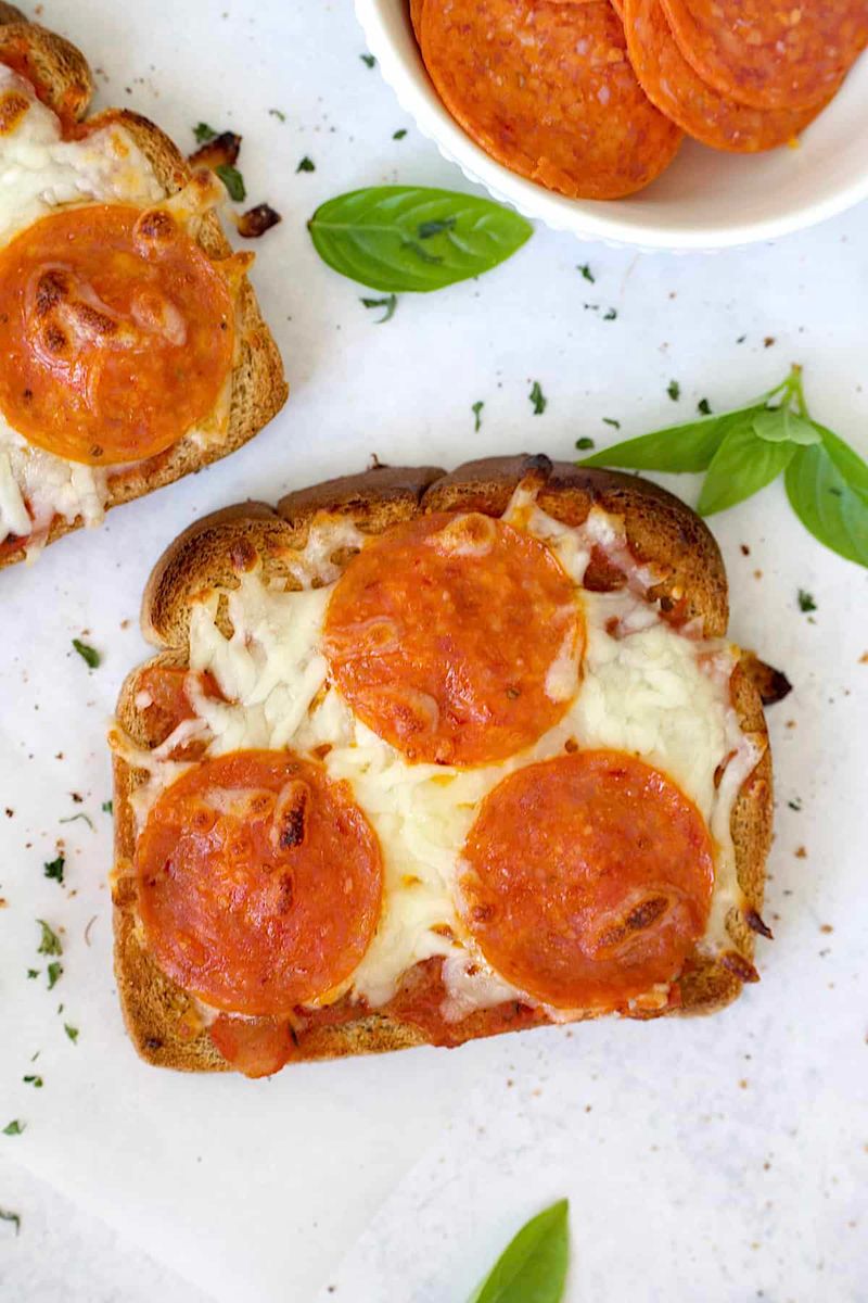 Pepperoni Pizza Toast