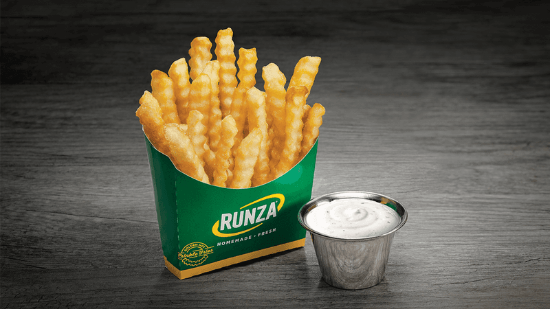 Nebraska - Runza Fries with Cheese Dip