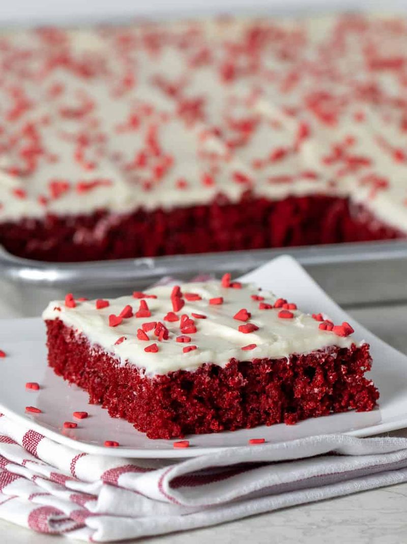 Red Velvet Sheet Cake