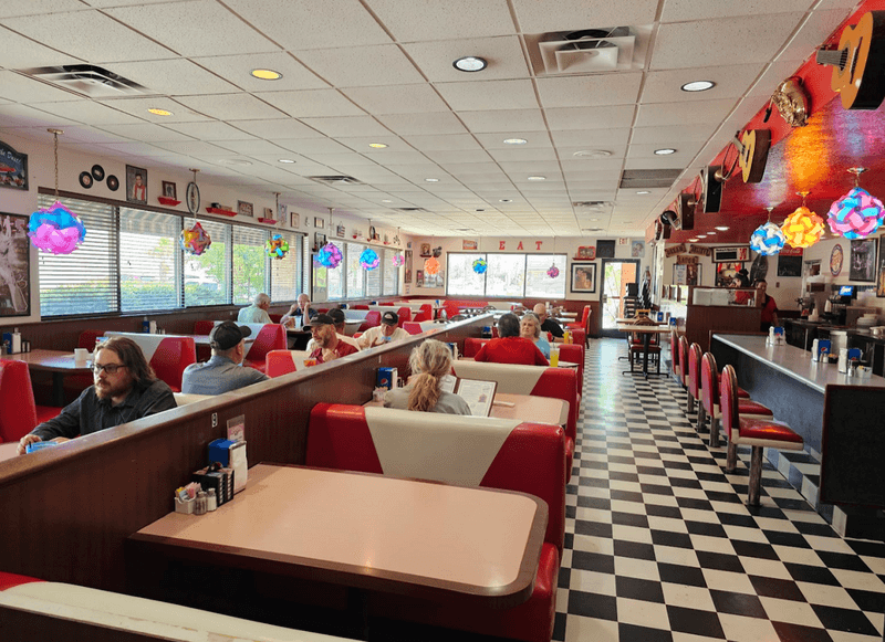 Chrome, Vinyl, and Neon: The Eye-Catching Interior