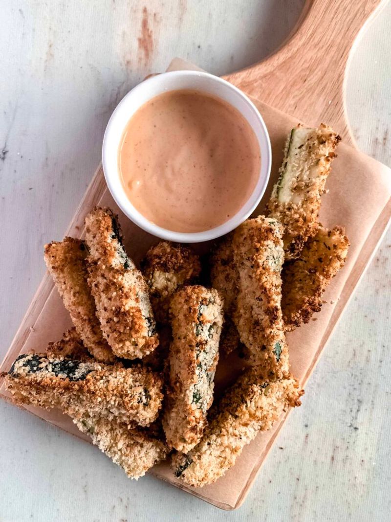 Parmesan Zucchini Fries