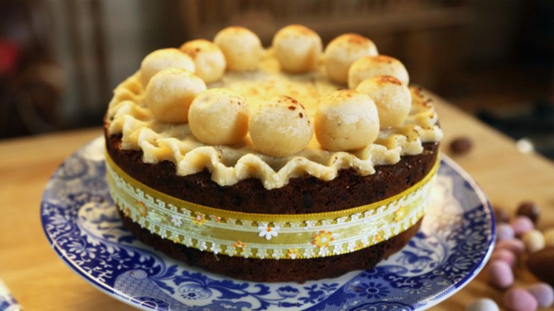 Traditional British Simnel Cake