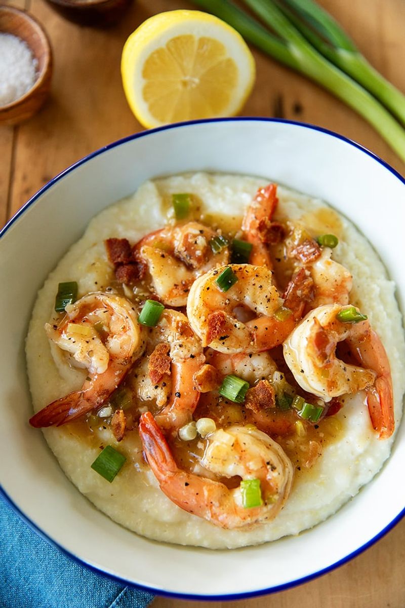Grits with Shrimp