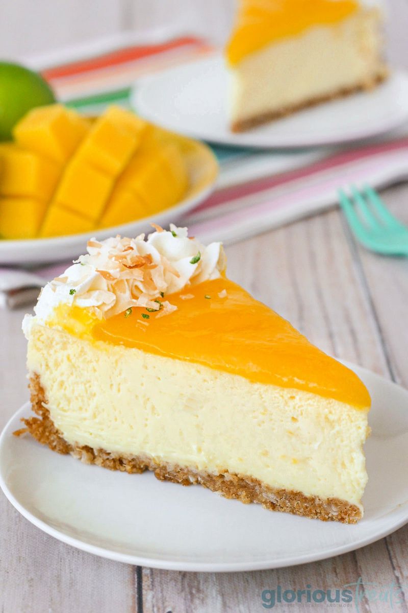 Mango Lime Cheesecake