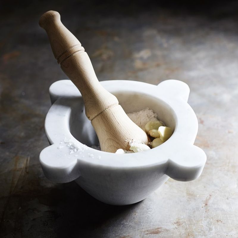 Ceramic Mortar and Pestle