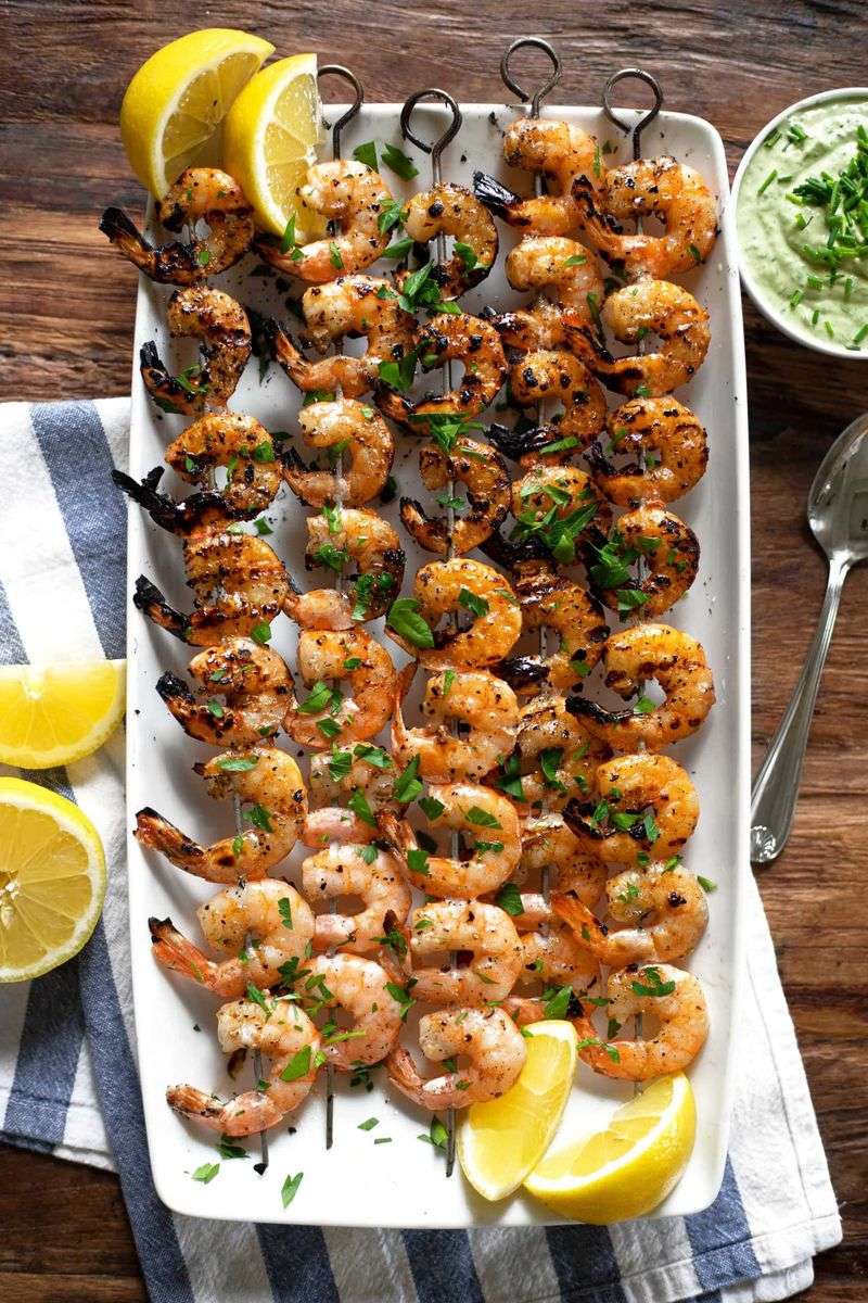 Smoked Shrimp Skewers