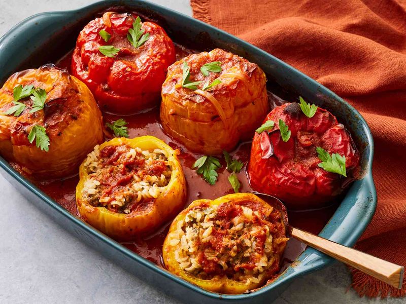 Stuffed peppers (classic rice-and-meat style)