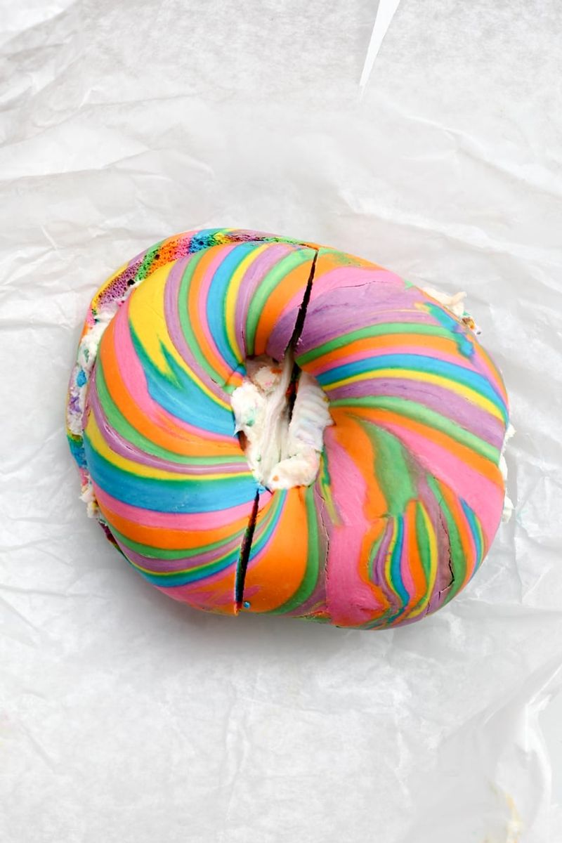 Rainbow Bagels