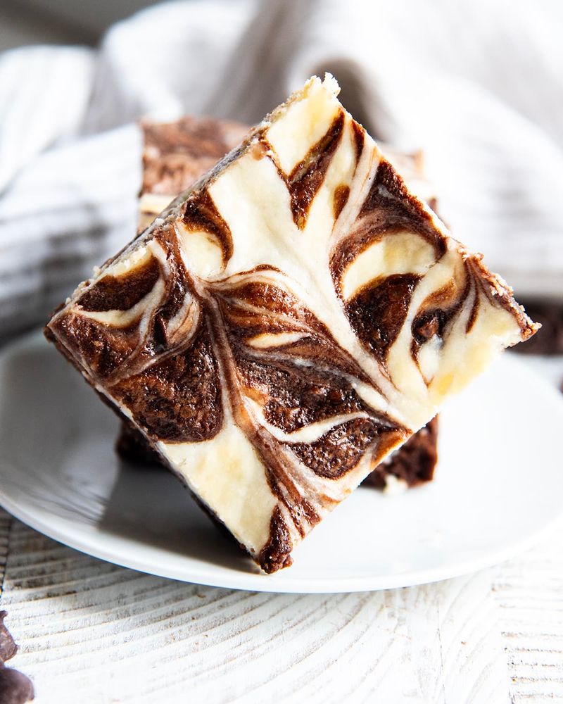 Cream Cheese Swirl Brownies