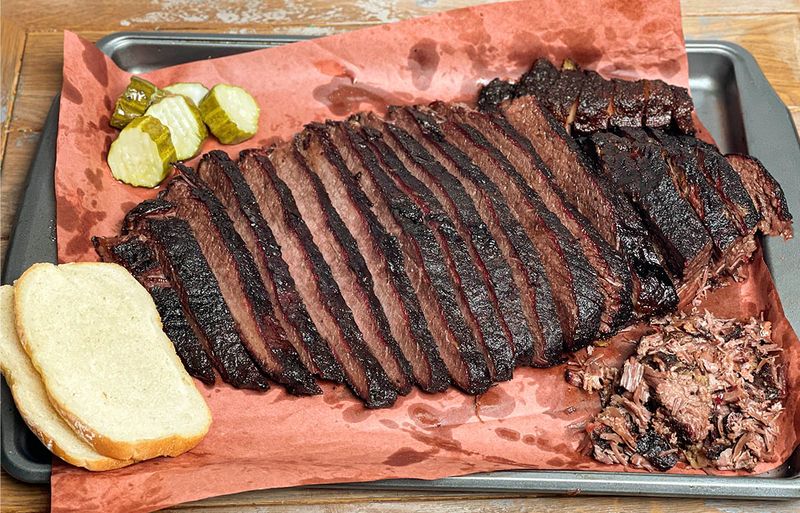 Smoked Brisket with Pepper Bark