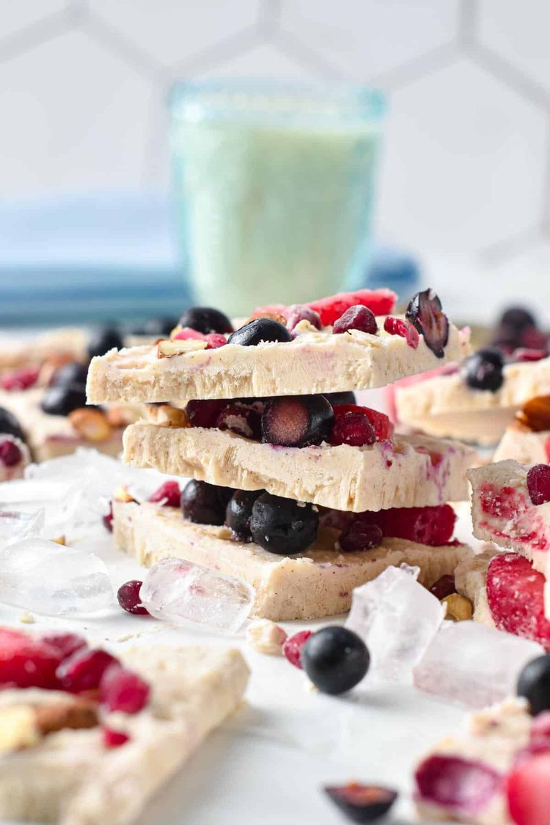 Cottage Cheese Frozen Bark
