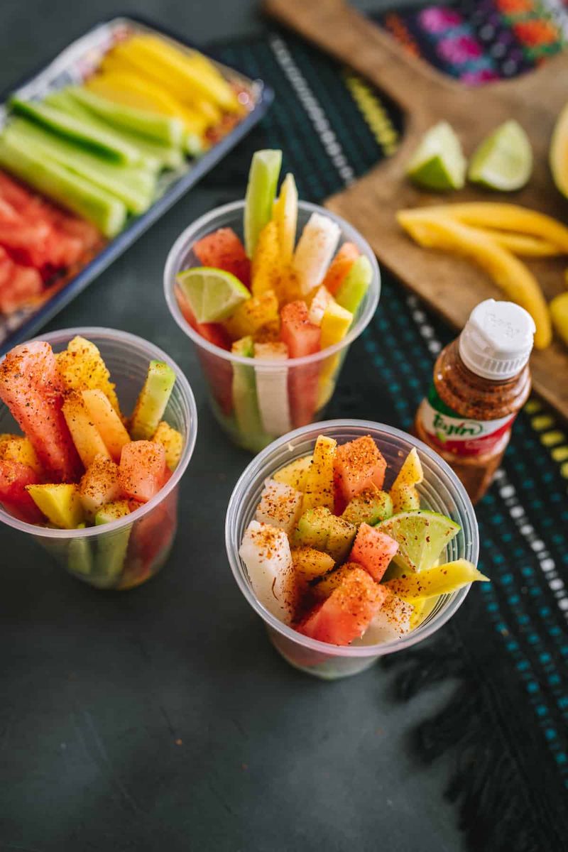 Tropical fruit cups