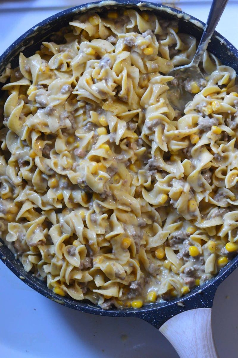 Ground Beef and Noodle Casserole (South Dakota)