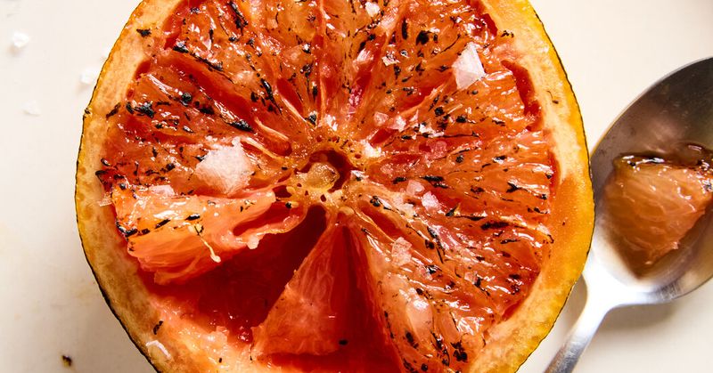 Cardamom Baked Grapefruit