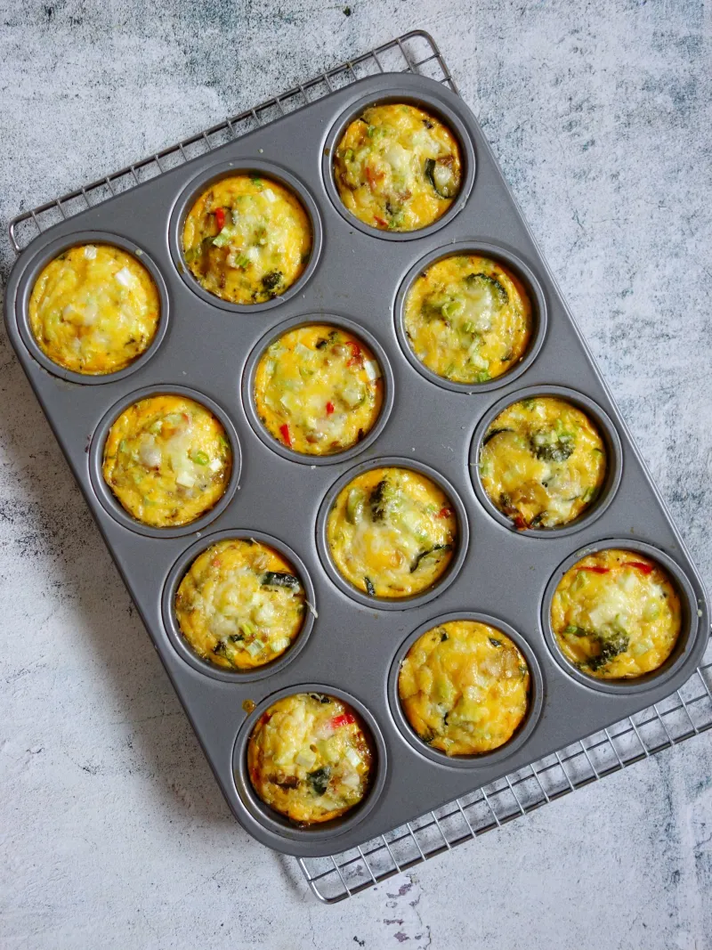 Veggie Frittata Muffin Cups (2)