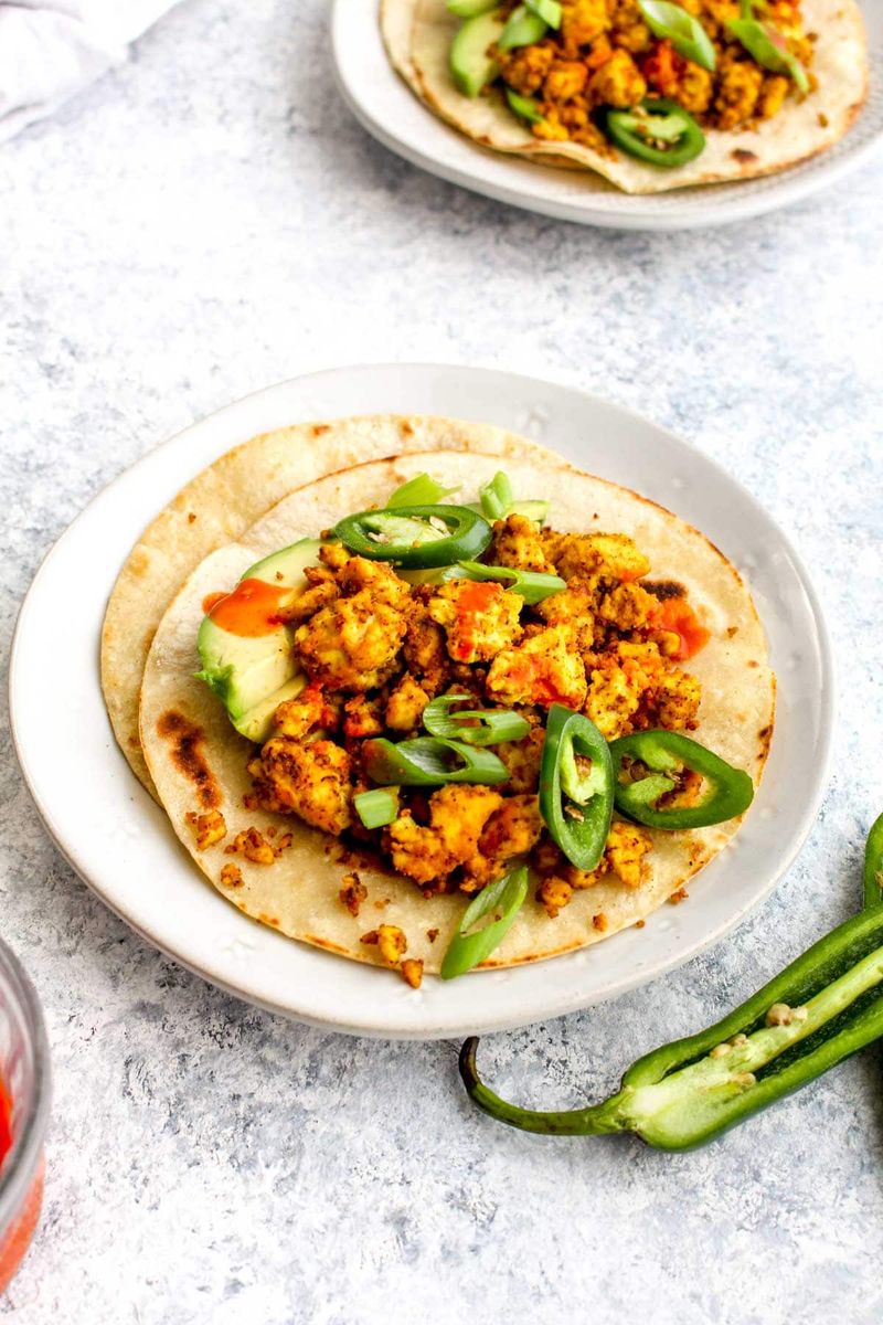 Tofu Scramble Breakfast Tacos